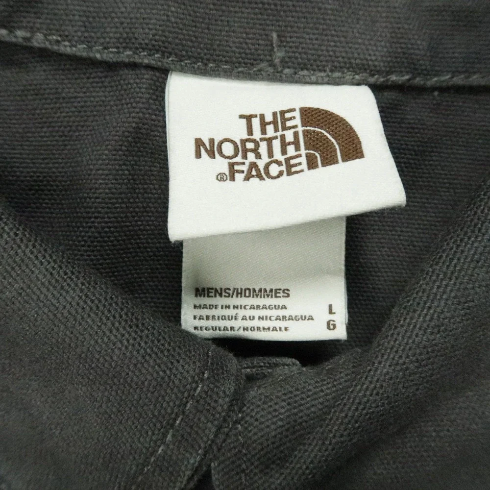 The North Face Jacket Mens Large Gray Outerlands Utility Snap Chore Coat